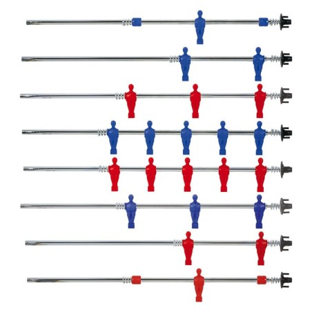 ASTE TELESCOPICHE C/ASTINE INTERNE E BOCCOLE GARLANDO