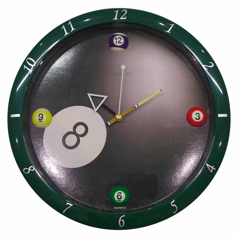 OROLOGIO DA PARETE NO. 8 NERO