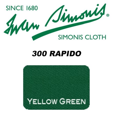 PANNO SIMONIS 300 RAPIDO 170 VERDE GIALLO COMPOSIZIONE: 90% lana - 10%  nylon