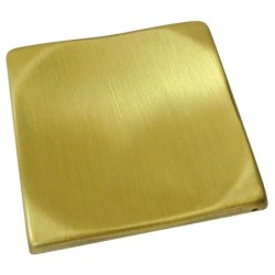 PORTACENERE QUADRATO OTTONE SATINATO