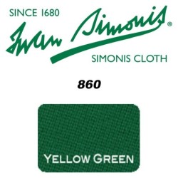 PANNO SIMONIS 860 198 VERDE GIALLO COMPOSIZIONE: 90% lana - 10%  nylon