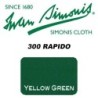 PANNO SIMONIS 300 RAPIDO 195 VERDE GIALLO  COMPOSIZIONE: 90% lana - 10%  nylon