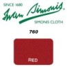 PANNO SIMONIS 760 195 ROSSO COMPOSIZIONE: 70% lana - 30%  nylon