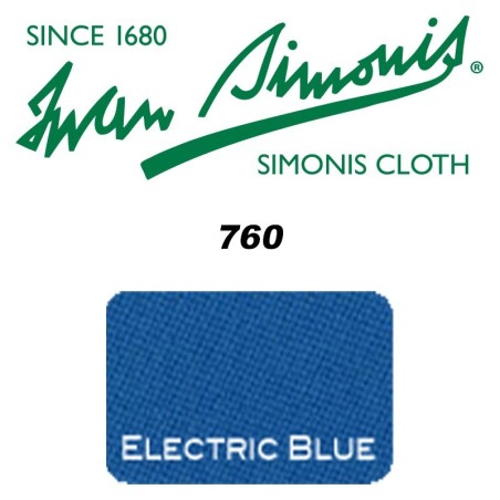 PANNO SIMONIS 760 195 BLU ELETTRICO  COMPOSIZIONE: 70% lana - 30%  nylon