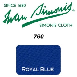 PANNO SIMONIS 760 195 BLU ROYAL COMPOSIZIONE: 70% lana - 30%  nylon