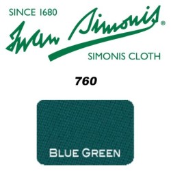 PANNO SIMONIS 760 195 VERDE BLU COMPOSIZIONE: 70% lana - 30%  nylon