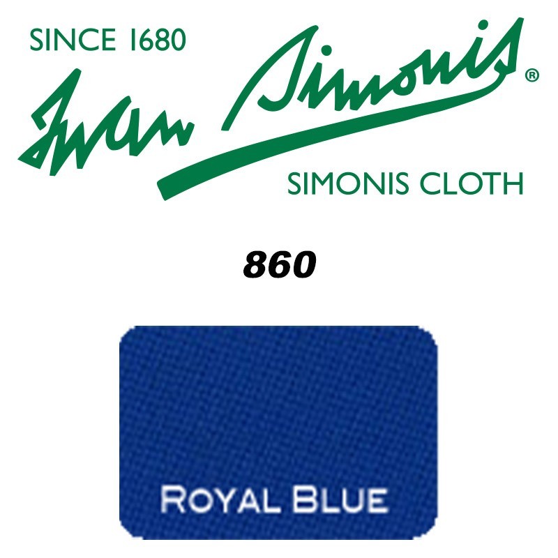 PANNO SIMONIS 860 198 BLU ROYAL COMPOSIZIONE: 90% lana - 10%  nylon
