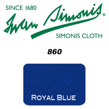 PANNO SIMONIS 860 198 BLU ROYAL COMPOSIZIONE: 90% lana - 10%  nylon