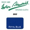 PANNO SIMONIS 860 198 BLU ROYAL COMPOSIZIONE: 90% lana - 10%  nylon