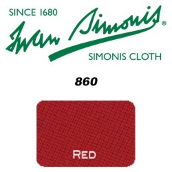 PANNO SIMONIS 860 198 ROSSO  COMPOSIZIONE: 90% lana - 10%  nylon