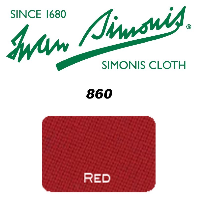 PANNO SIMONIS 860 198 ROSSO  COMPOSIZIONE: 90% lana - 10%  nylon