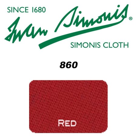 PANNO SIMONIS 860 198 ROSSO  COMPOSIZIONE: 90% lana - 10%  nylon