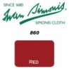 PANNO SIMONIS 860 198 ROSSO  COMPOSIZIONE: 90% lana - 10%  nylon