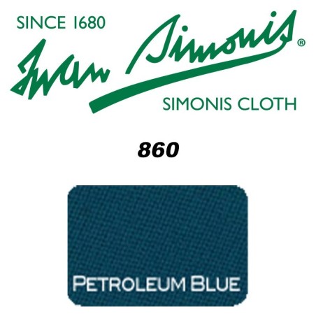 PANNO SIMONIS 860 198 BLU PETROLIO COMPOSIZIONE: 90% lana - 10%  nylon