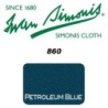 PANNO SIMONIS 860 198 BLU PETROLIO COMPOSIZIONE: 90% lana - 10%  nylon