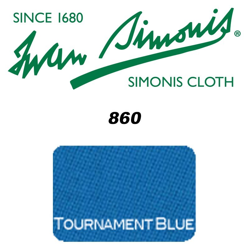 PANNO SIMONIS 860 198 BLU TOURNAMENT  (90% LANA - 10% NYLON)