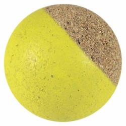 PALLINE CALCETTO SUGHERO GIALLE 10 PZ.