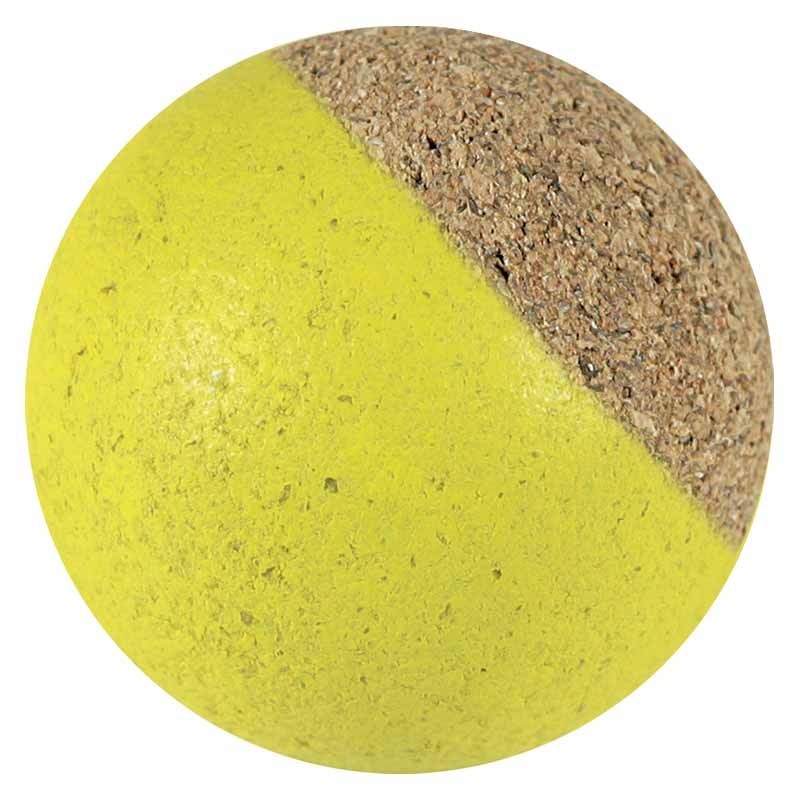 PALLINE CALCETTO SUGHERO GIALLE 10 PZ.