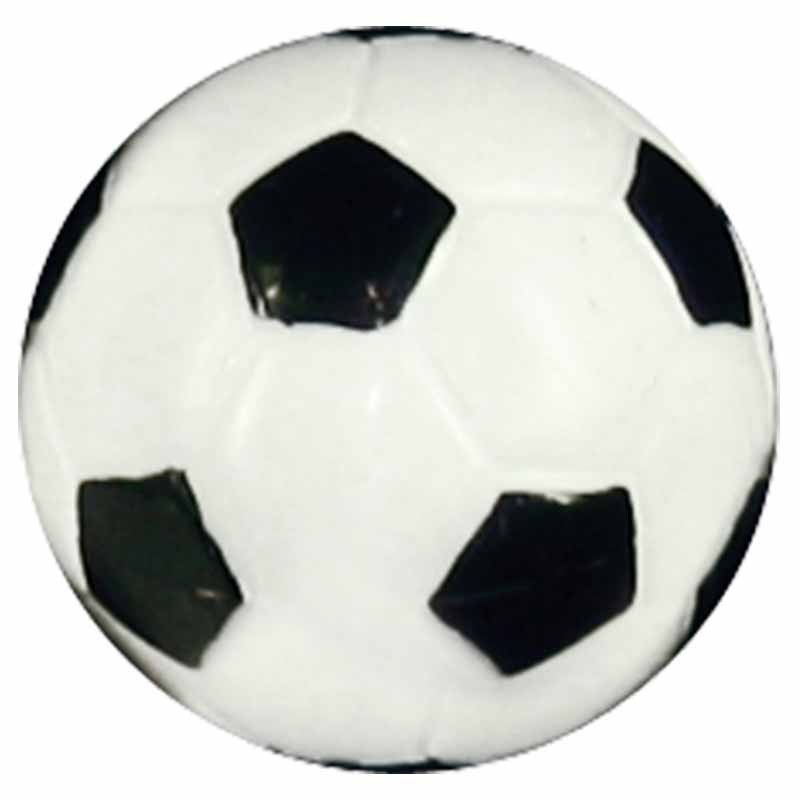 PALLINE CALCETTO BIANCO/NERE 10 PZ.