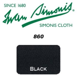 PANNO SIMONIS 860 198 NERO COMPOSIZIONE: 90% lana - 10%  nylon