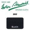 PANNO SIMONIS 860 198 NERO COMPOSIZIONE: 90% lana - 10%  nylon