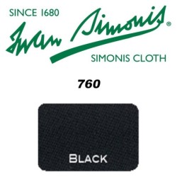 PANNO SIMONIS 760 195 NERO COMPOSIZIONE: 70% lana - 30%  nylon