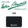 PANNO SIMONIS 760 195 NERO COMPOSIZIONE: 70% lana - 30%  nylon