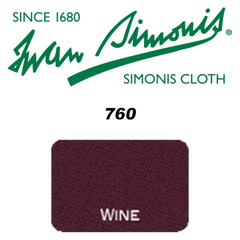 PANNO SIMONIS 760 195 VINO COMPOSIZIONE: 70% lana - 30%  nylon