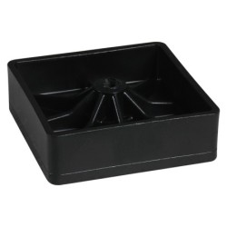 PIEDINO QUADRATO PVC  9cm x 9cm X 3cm