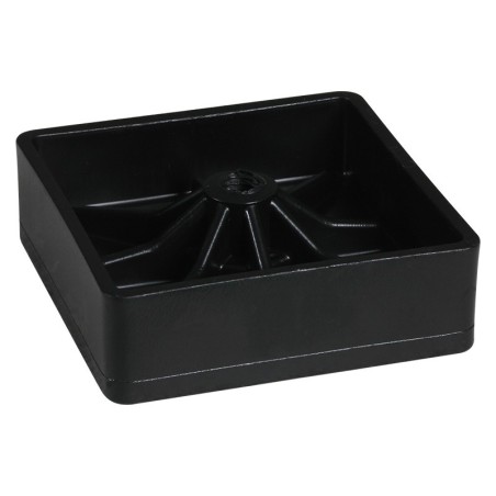 PIEDINO QUADRATO PVC  9cm x 9cm X 3cm