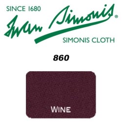 PANNO SIMONIS 860 198 VINO COMPOSIZIONE: 90% lana - 10%  nylon
