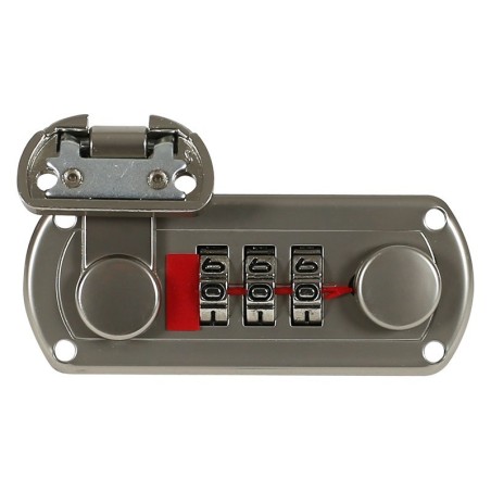 SERRATURA A COMBINAZIONE NICKEL SPAZZOLATO PER VALIGETTE LONGONI ( SINGOLA -SOLO DX OPPURE SOLO SX)