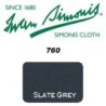 PANNO SIMONIS 760 195 GRIGIO ARDESIA COMPOSIZIONE: 70% lana - 30%  nylon