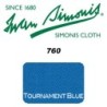 PANNO SIMONIS 760 195 BLU TOURNAMENT  COMPOSIZIONE: 70% lana - 30% nylon