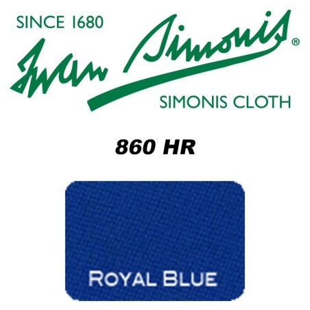 PANNO SIMONIS 860 HR 198 BLU ROYAL  COMPOSIZIONE: 70% LANA - 30% NYLON
