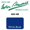 PANNO SIMONIS 860 HR 198 BLU ROYAL  COMPOSIZIONE: 70% LANA - 30% NYLON