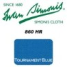 PANNO SIMONIS 860 HR 198 BLU TOURNAMENT COMPOSIZIONE: 70% LANA - 30% NYLON