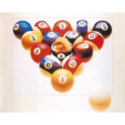 POSTER CHICK IN 8-BALL cm. 75X60