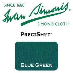 PANNO SIMONIS PER SPONDE PRECISHOT VERDE BLU H16cm (metro)  COMPOSIZIONE: 100% SINTETICO