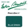 PANNO SIMONIS PER SPONDE PRECISHOT VERDE BLU H16cm (metro)  COMPOSIZIONE: 100% SINTETICO