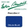 PANNO SIMONIS PER SPONDE PRECISHOT BLU DELSA H16CM (al metro)  COMPOSIZIONE: 100% SINTETICO
