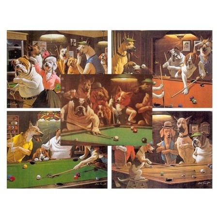 STAMPA SERIE 5 SOGGETTO CANI cm. 51X39