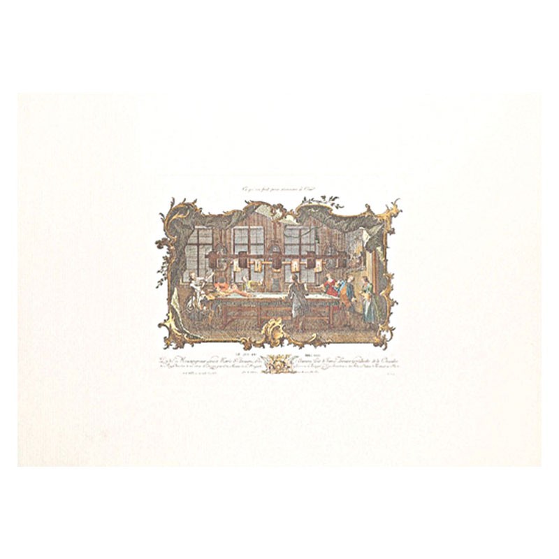 RIPRODUZIONE STAMPA ANTICA COLORI 70x50 CM