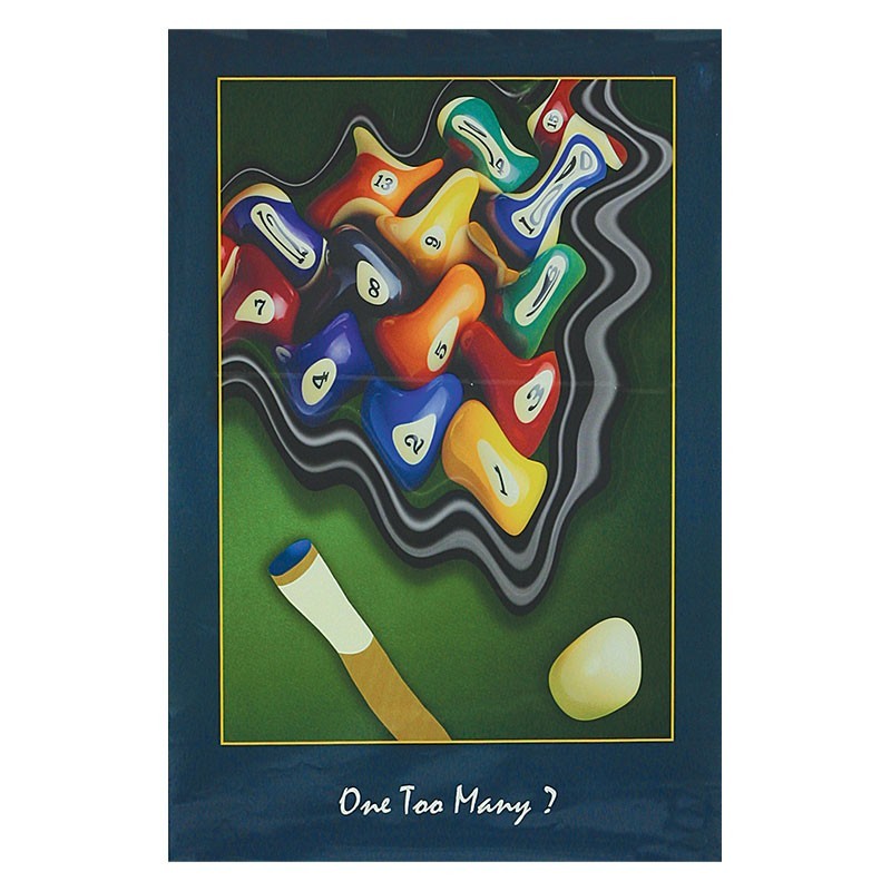 POSTER 'ONE TOO MANY?' cm. 92X60
