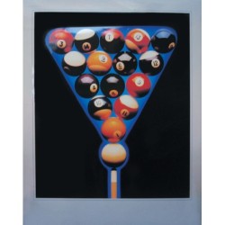 POSTER TRIANGOLO BLU