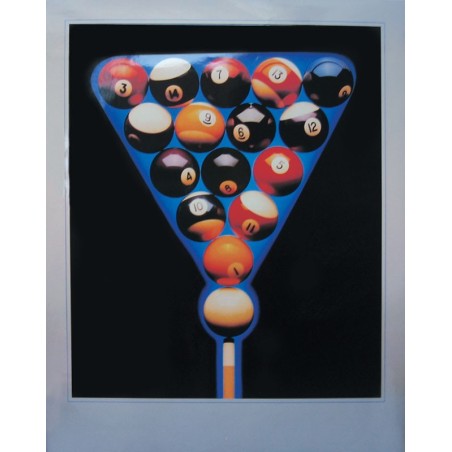 POSTER TRIANGOLO BLU