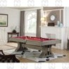 POOL BOSTON 8' FINITURA ROVERE GRIGIO (ACERO) SENZA COPERCHIO