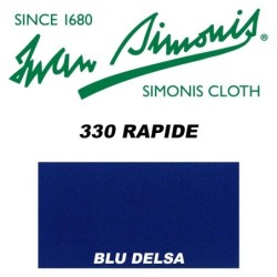 PANNO SIMONIS 330 RAPIDE 195 BLU DELSA  COMPOSIZIONE: 90% lana - 10%  nylon