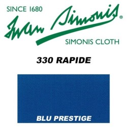PANNO SIMONIS 330 RAPIDE 195 BLU PRESTIGE  COMPOSIZIONE: 90% lana - 10%  nylon