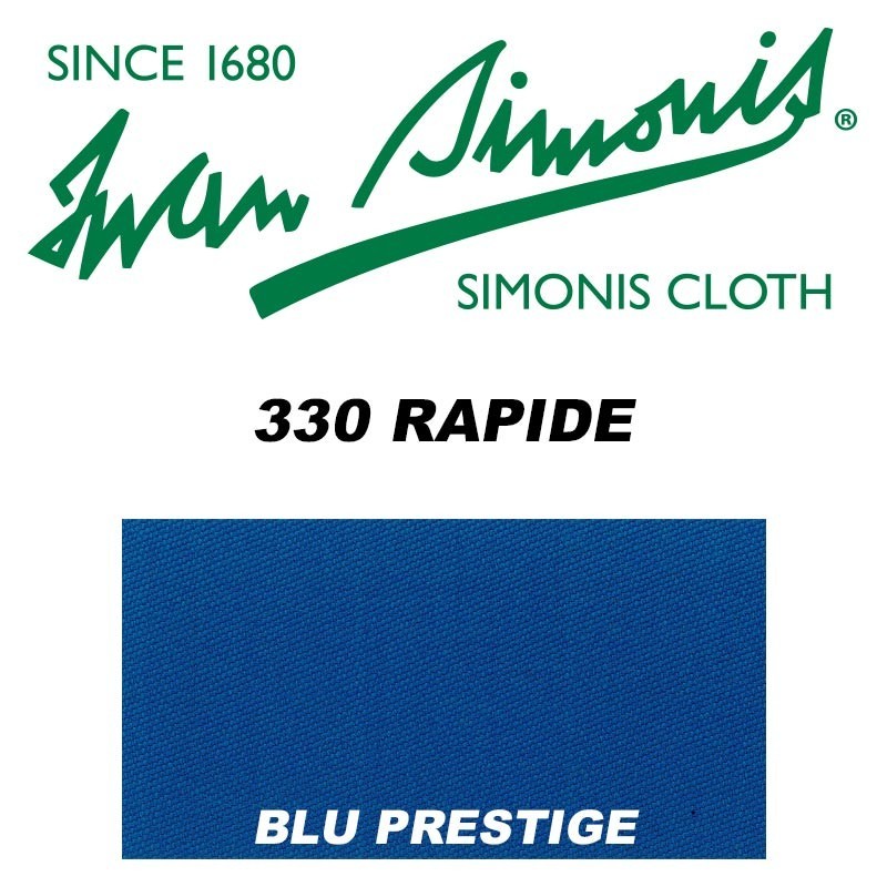 PANNO SIMONIS 330 RAPIDE 195 BLU PRESTIGE  COMPOSIZIONE: 90% lana - 10%  nylon